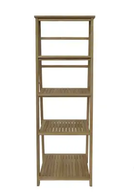 Artikelbild 2 des Artikels “Tromsø Teak Klappregal 175 cm – Outdoor-Regal aus Upcycled Teak “